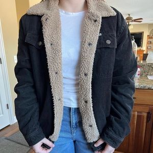 U.S Polo Assn Corduroy Jacket with Sherpa Lining